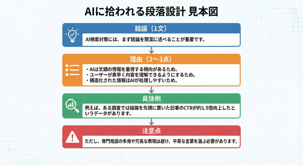 AI検索に最適な文章ブロック構造